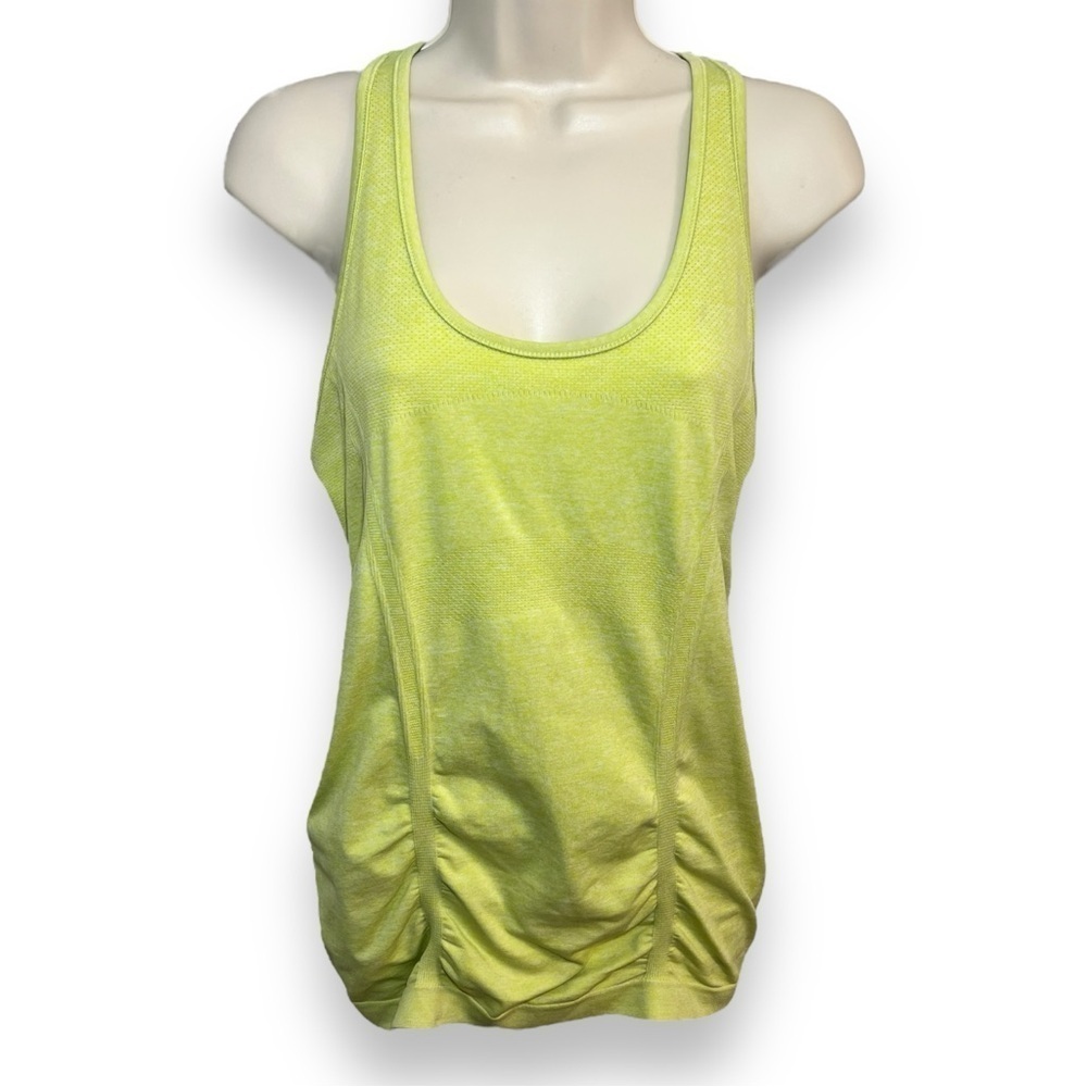 Athleta Women’s Fastest Track Racerback Tank Lime Green Size Medium